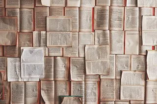 Seiten aus Büchern